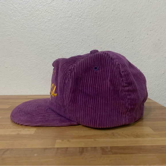 Vintage NFL Football Sports Specialties Minnesota Vikings Script Corduroy Hat - Picture 4 of 8